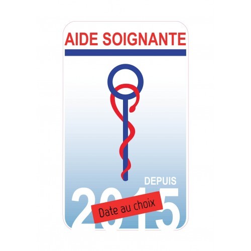 Caducée aide soignante date - aide,