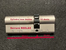 Cylindre roue dentée 30x55 pour serrure REELAX - Serrure Certifiée A2P 3 Étoiles