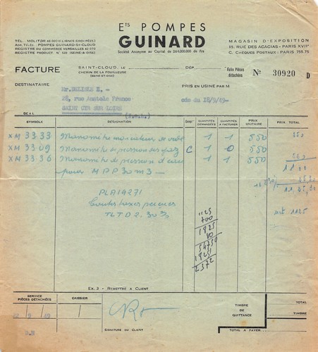1949 ets pompes guinard - 1949, a