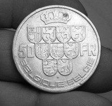 piece Monnaie Belgique 50 FR