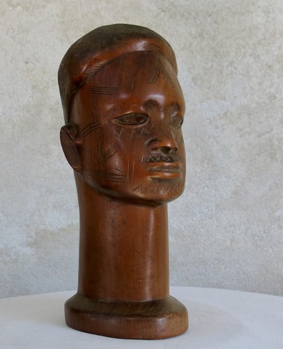 Tete bois sculpté belle - bois, sculptÉ,