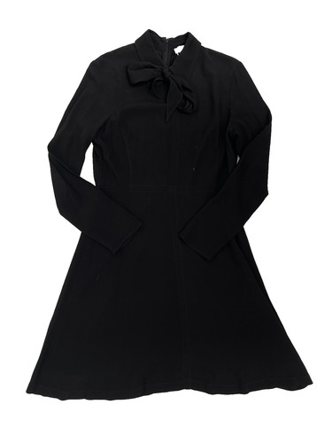 Robe noire col - col, pour