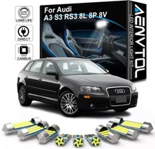 Pack Intérieur LED pour Audi A3 S3 RS3 8P 8L 8V SLine Kit Ampoule Blanc