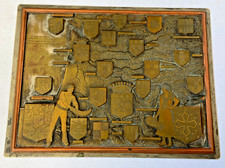 RARE PLAQUE CUIVRE ET FONTE TEST SUD OUEST OCCITANIE BASQUE N° 0  Vinel Quercia