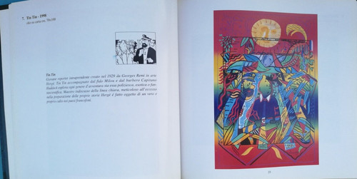 Tintin 1998 art - tintin, luciano