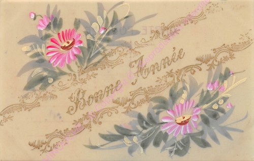 Cpa fantaisie celluloid bonne - fantaisie,