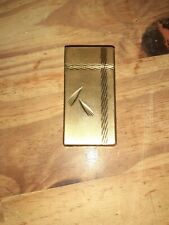 ANCIEN BRIQUET  PLAQUE OR 