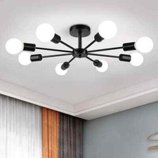 Plafonnier Lustre Pour Salon Lumière de Plafond Lampe Suspendue Chambre E27