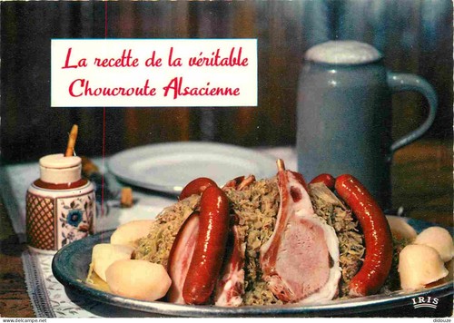 Carte postale recettes - -, de