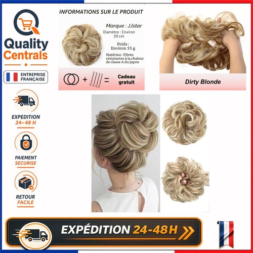 Postiche chignon queue - , de