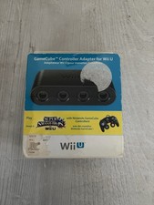 OFFICIEL GAMECUBE CONTROLLER ADAPTER ADAPTATEUR FOR WII U SUPER SMASH BROS NEUF