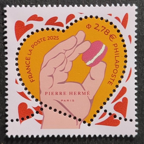 France 2025 timbre - france, pierre