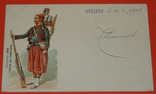 Cpa chromo 1900 - chromo, armee
