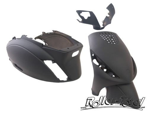 Kit carénage noir mat piaggio - carénage,