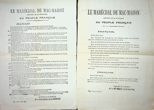 1877 deux placards - 1877,
