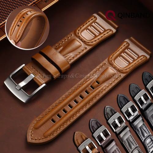Bracelet montre cuir vachette