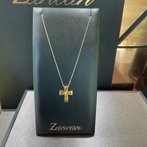 Collier homme chaîne jaune - à,