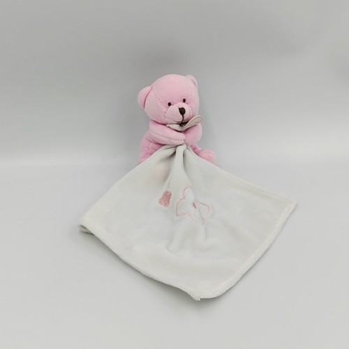 Doudou ours rose clair