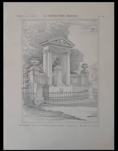 Monument jules dupre isle - jules, dupre,