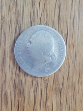 France Pièce Argent 2 Francs 1817 K Bordeaux Louis XVIII P2765