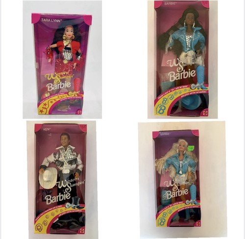 Barbie 1993 western stampin - western, stampin'