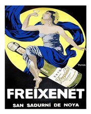 Affiche vintage Freixenet art