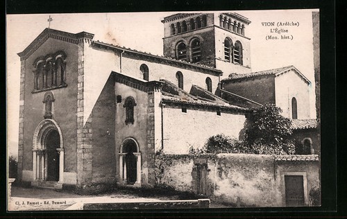Cpa vion eglise - vion,, l´eglise