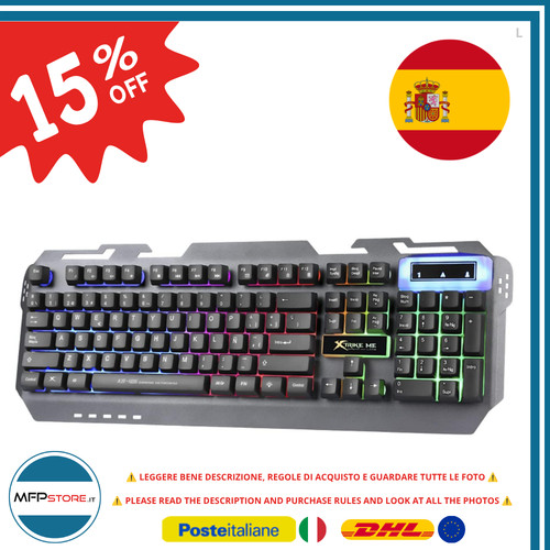 Clavier filaire gaming xtrike - clavier,