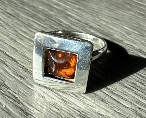 Superbe bague design argent - bague,