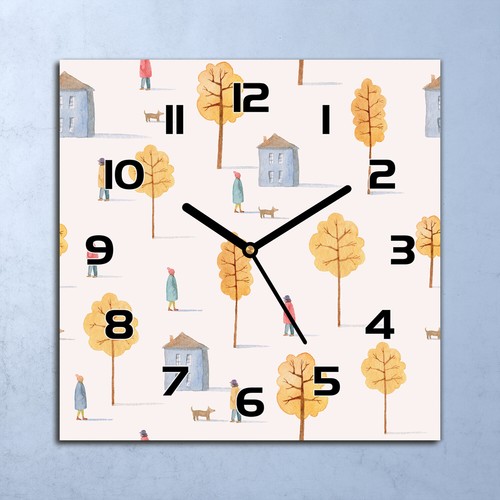 Horloge murale design - design, en