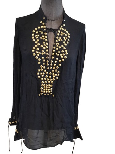 Superbe blouse tunique soie - blouse,