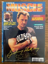 LE MONDE DU MUSCLE Nr 203 de 2000 - Johnny HALLYDAY - Bodybuilding - Poster
