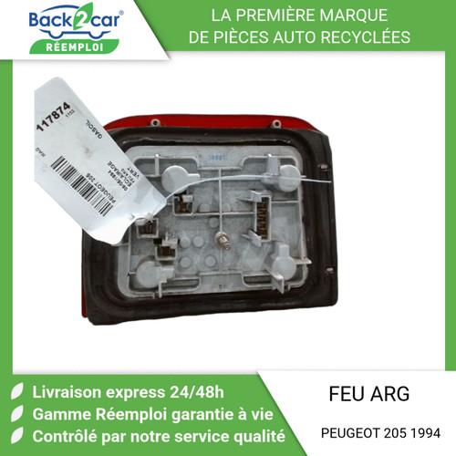 Feu arriere gauche - arriere,