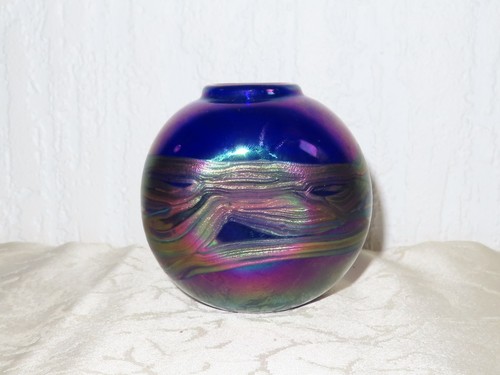 Vase verre vintage - vase, en