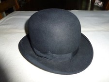 MAGNIFIQUE CHAPEAU MELON ANNEES 1900 COMME NEUF