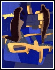 Maurice ESTEVE : Face à Face, lithographie originale 1968