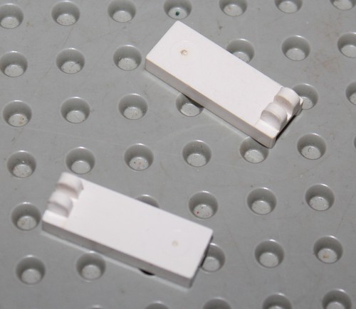Lego white hinge tile 4531 - white,