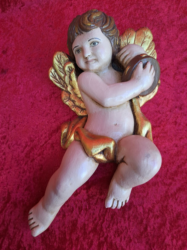 Belle figurine bois ange - belle,