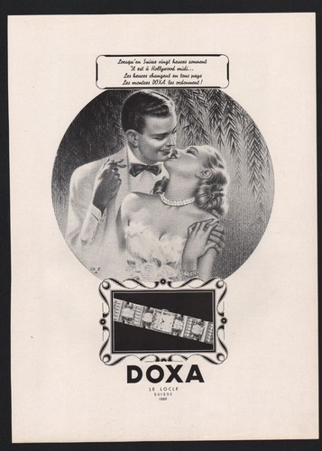 Publicité papier 1949 - publicité, montres