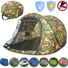 2-3 Personnes Tente Instantanée Étanche Pop-Up Camping Tente Monde Du Trekking