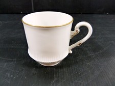 Limoges Th. Haviland Coffee Cup White and Gold,  Signed
