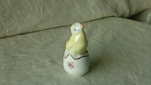 Saliere porcelaine poussin - porcelaine,