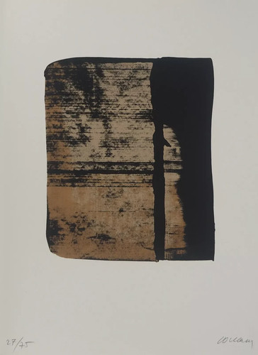 Pierre soulages sérigraphie - pierre, :