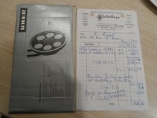 Original Collection Invoice Helmet UHER W 775 Original."La Sonothéque" PARIS.