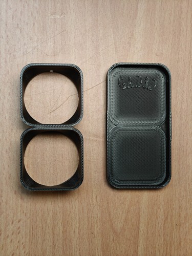 Double lens hood cap for - double,