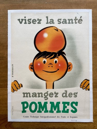 Affichette ancienne originale