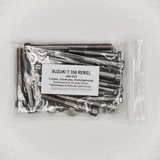 SUZUKI T 350 R 1969-1972 Kit n°3 vis HEXAGONAL inox carters T350 
