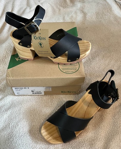 Sabots kickers cuir bois - sabots, et