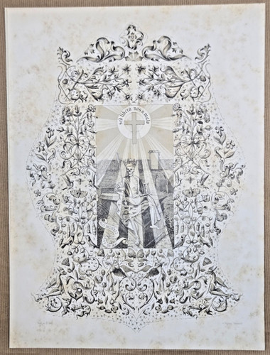 Lithographie religieuse - lithographie,