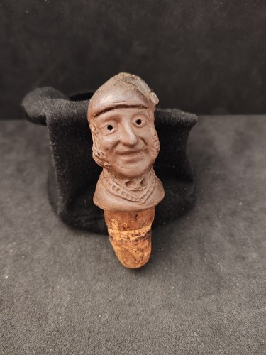 Bouchon grès ancien - ancien, décor